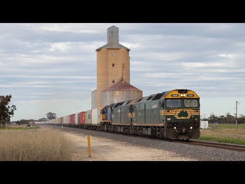 The Fruit Flyer in North West Victoria - G520, G523 & XR559 on 7901V to Mildura 4/8/2022