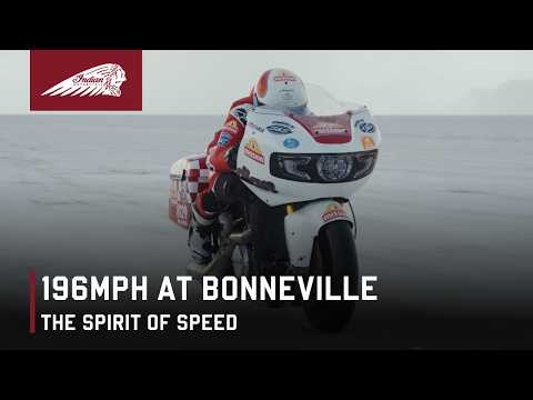 A 196 MPH Race Bagger at Bonneville