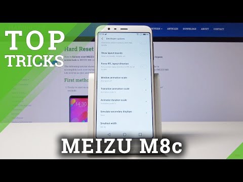Top Tricks on MEIZU M8c – Tips & Tricks
