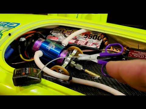 2.4ghz Receiver Antenna Repair & Quick Rc Boat Brushless Motor Install