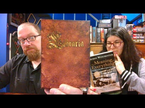 The Board Game Kaptain's review and tutorial for Libraria