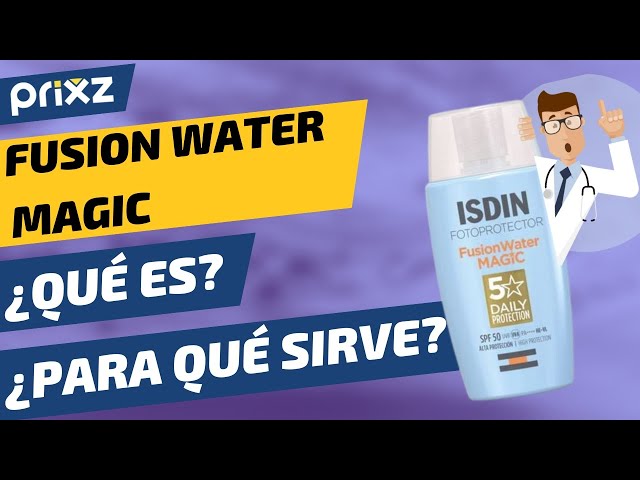 Vídeo relacionado con ISDIN Fusion Water MAGIC Repair SPF 50 Protector Solar Facial de Uso Diario con Triple Acción Anti-edad, Combate la Polución y el Fotoenvejecimiento 50 ml