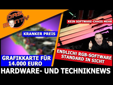 Grafikkarte für 14.000€ | RGB Software-Standard in Sicht | Nvidia RTX Titan Ada real | News