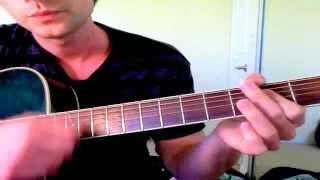How to play &quot;Long Gone And Moved On&quot; by The Script - Guitar Lesson / Tutorial Chords