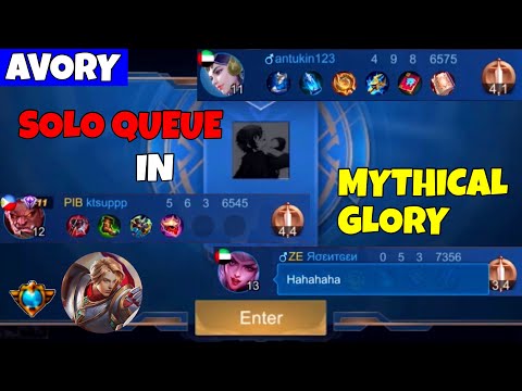 SOLO QUEUE in Mythical Glory ~ [Top Global Leomord] - Avory | MLBB