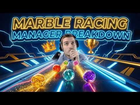 MARBLE RACING MANAGER BREAKDOWN - how to start plus more!