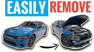 How to EASILY Remove 2015-23 Dodge Charger Front Bumper | Step by Step Tutorial