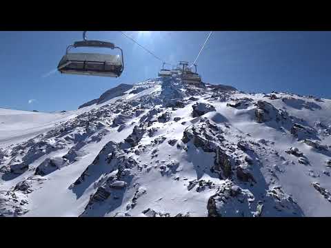 Sesselbahn Lärmstange 2 Auffahrt