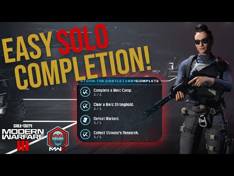 EASY Tier 3 Storm the Castle Mission Completion for Act 3 | Call of Duty MW3 Zombies