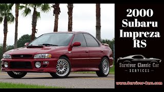 2000 Subaru Impreza RS For Sale Tampa Florida Survivor Classic Cars