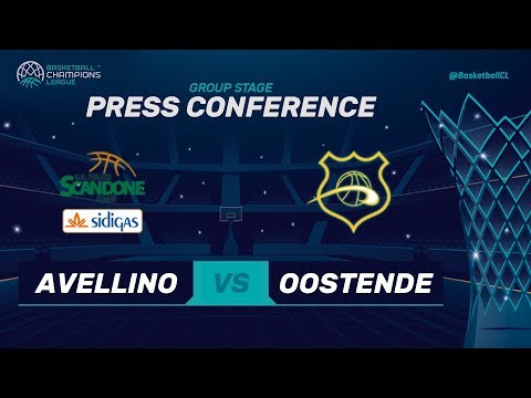 Sidigas Avellino v Oostende - Press Conference - Basketball Champions League
