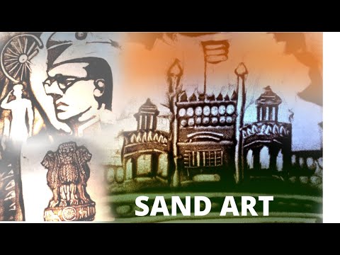 75 years of Indian Independence 🇮🇳 | Sand Art | Gowtham Arts | Yoseph | Tribute to Freedom Fighters
