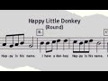Happy Little Donkey Tune On Recorder Teach Music School