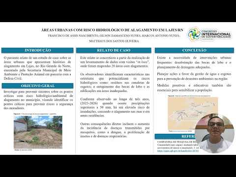 VII CONINTERS áreas de risco alagamentos em Lajes