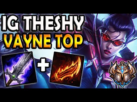 TheShy VAYNE TOP vs SINGED - Patch 10.16 Ranked Korea ✔️