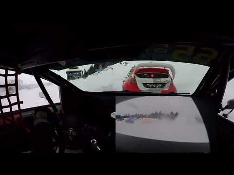 RX2 on ice 2018 Norway gol Supercar Lites Q3 Jami Kalliomäki