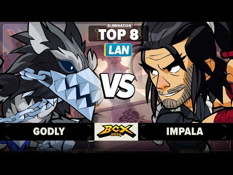Godly vs Impala - Elimination Top 8 - Brawlhalla World Championship 2024 - LAN 1v1