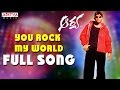 You Rock My World Full Song Arya Allu Arjun DSP Allu Arjun DSP Hits Aditya Music