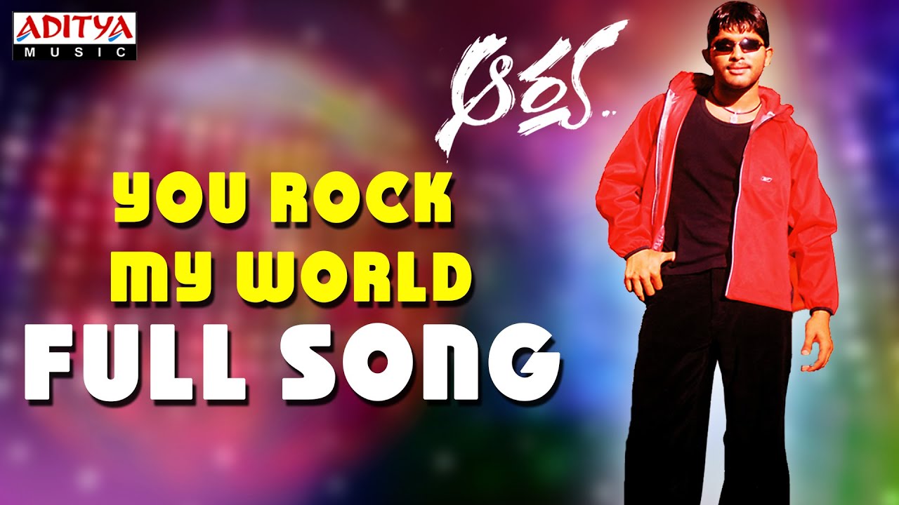 You Rock My World Lyrics  | Aarya | Allu Arjun, Anuradha Mehta | Premji Amaren, Shaan | Devi Sri Prasad