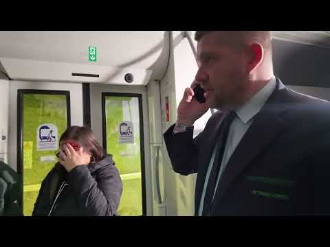 Train derails in tunnel. Exercise on the new Malpensa-Gallarate railway.