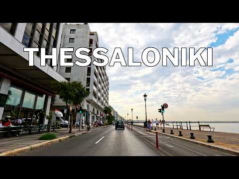 Thessaloniki, Greece 🇬🇷 — Where Ancient History Meets the Sea | 4K Drive