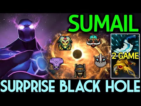 SumaiL Dota 2 [Enigma] Surprise Black Hole with Dagger | 2 GAMEs