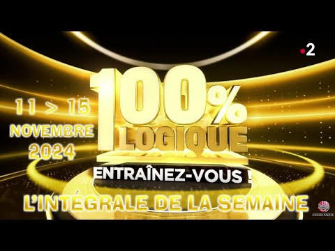 100% Logique:  Entrainez-vous! L'Intégrale (remontée) de la 1ère semaine du programme court![Nov.24]