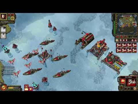 Red alert 3 Soviets Burn out paradise 3v3 Brutal