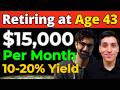 He's Retiring at Age 43 with $15,000 Per Month in Dividends...(Covered Call ETF Investing)
