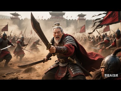 ¡La espada de Pang Nuan, de ochenta años, aún es joven y usó la estrategia de atraer al enemigo