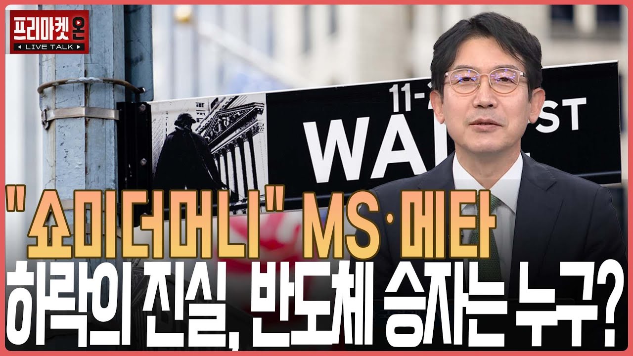 "쇼미더머니" MS·메타 하락의 진실, 반도체 승자는 누구?ㅣ프리마켓온ㅣ강관우ㅣ