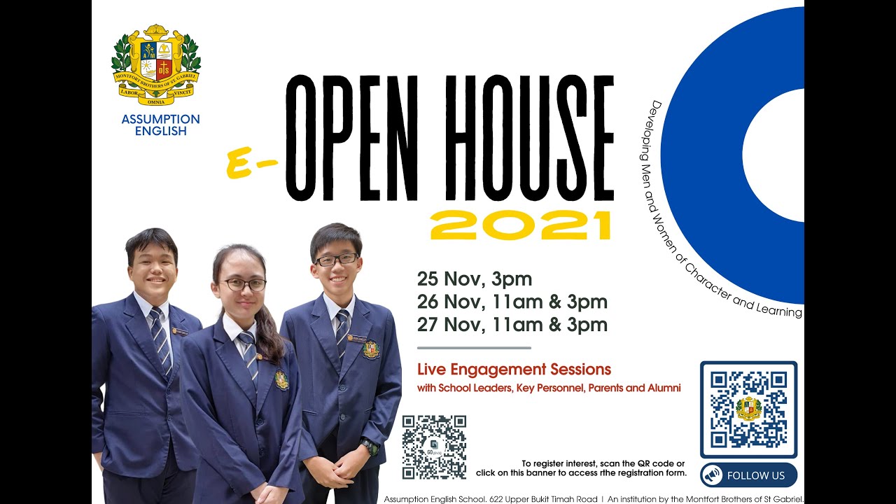 Assumption English School Virtual Open House (25 November 2021)