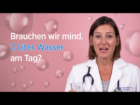 Brauchen wir mindestens zwei Liter Wasser am Tag?