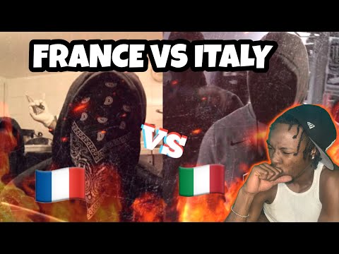 AMERICAN REACTS TO Italian Drill Rap 🇮🇹 vs French Drill Rap 🇫🇷