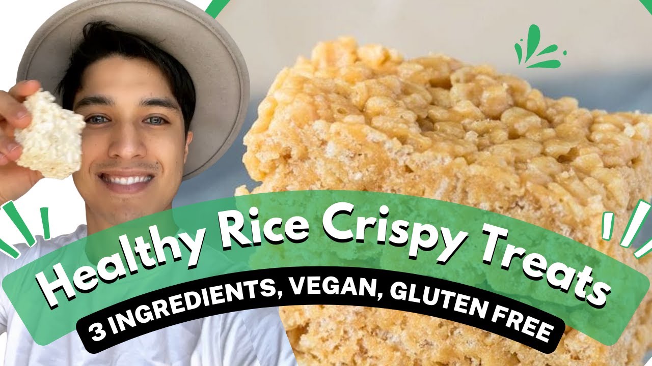 Watch video Vegan Rice Crispy Treats | Healthy, 3 Ingredients, No Marshmallows, No butter! Now Vegan Rice Crispy Treats | Healthy, 3 Ingredients, No Marshmallows, No butter!