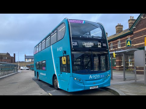 Fast E400 gets floored! Arriva Wales (Rhyl) - 4550 CX14 BXN - Route 11
