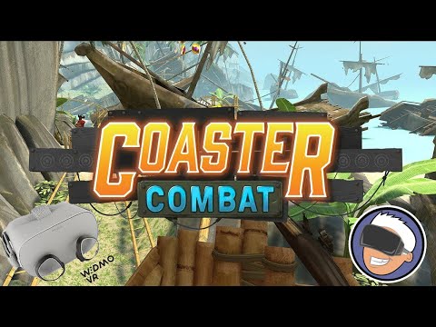 VR On The Go - Testing The Widmo VR Prescription Lenses and Playing Coaster Combat