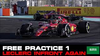 LECLERC LEADS! HAMILTON CLIPS THE WALL! F1 2022 SAUDI ARABIAN GRAND PRIX | FIRST PRACTICE RESULTS!