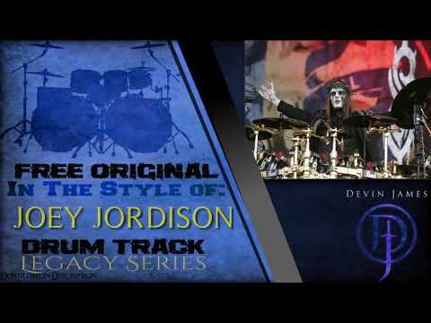 Joey Jordison Styled Free Original Drum Track - 130 BPM (FREE DOWNLOAD) | LEGACY SERIES