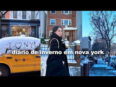 MINHA VIDA NO INVERNO DE NOVA YORK, compras, recomendações e dias tranquilos