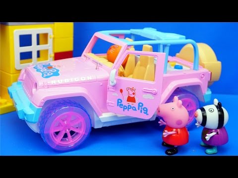 小豬佩奇 粉紅色越野車 玩具 粉紅豬小妹
