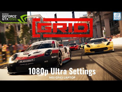 Grid 2019 Gameplay GTX 1050 | MSI GF63 | Ultra Settings 1080p