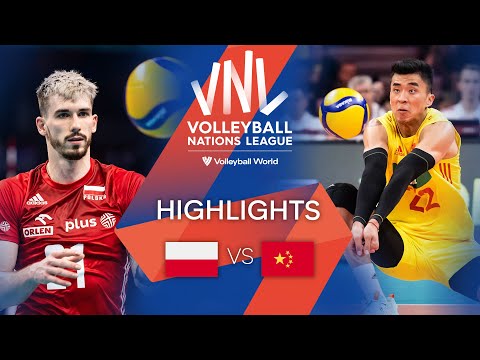 🇵🇱 POL vs. 🇨🇳 CHN - Highlights Week 3 | Men's VNL 2022