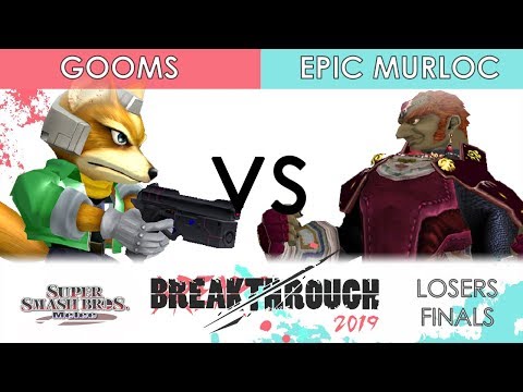Breakthrough 2019 - Epic Murloc (Ganon) VS TM | Gooms (Fox) - SSBM - Losers Finals