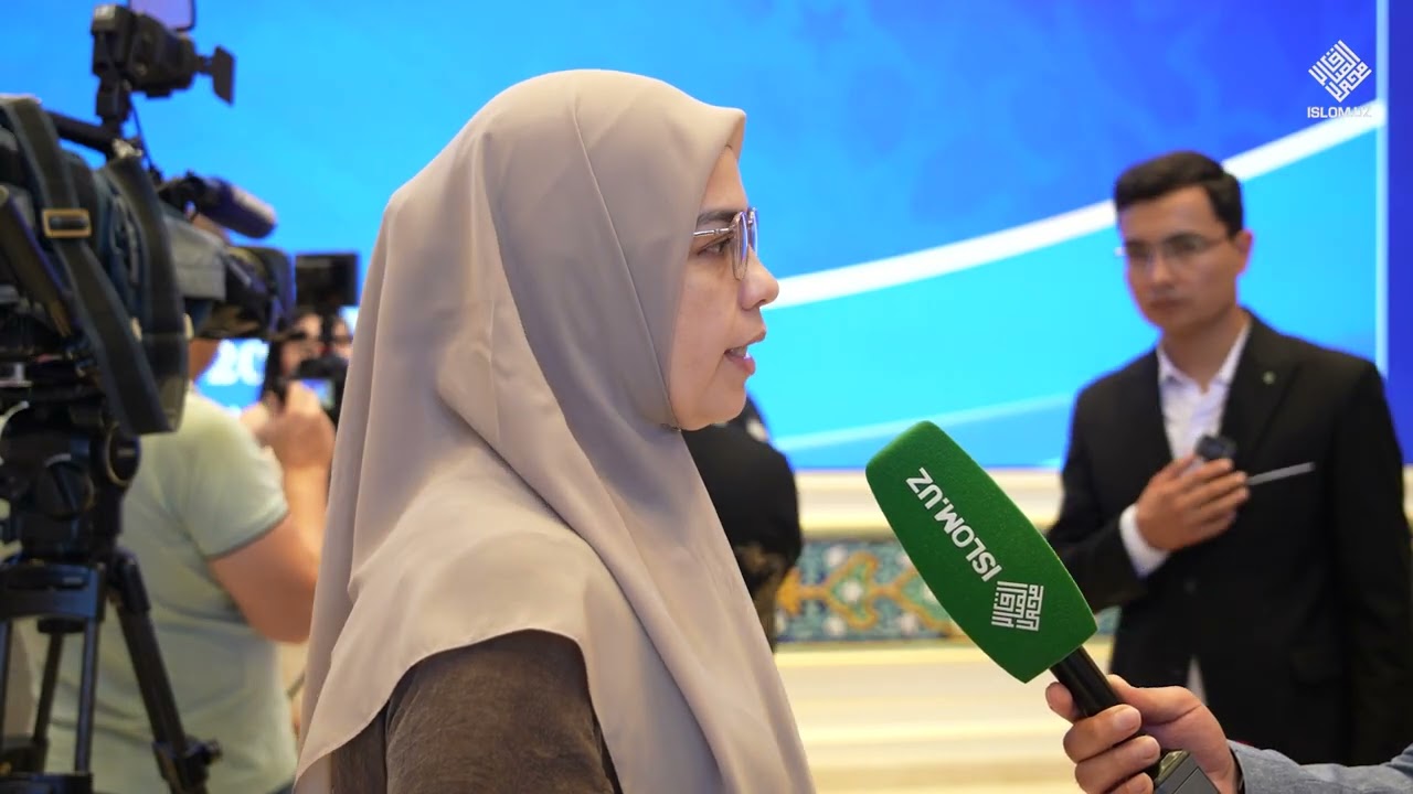 I Xalqaro islom sivilizatsiyasi forumidan intervyu | Olima Odinaxon Muhammad Sodiq