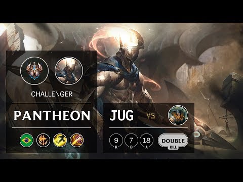 Pantheon Jungle vs Olaf - BR Challenger Patch 9.17