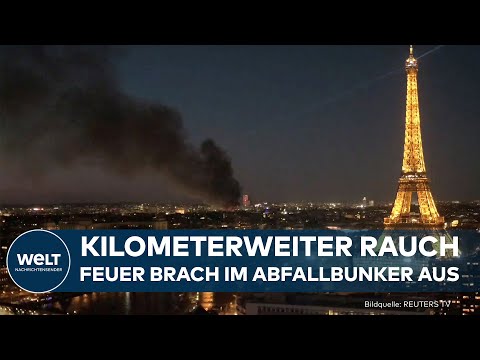 FLAMMEN ÜBER PARIS: Rauch über der Stadt der Lichter – Ursache für Feuerinferno noch unklar