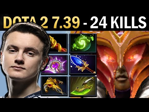 Legion Commander Gameplay Miracle with 24 Kills and 1103 XPM - Dota 7.39