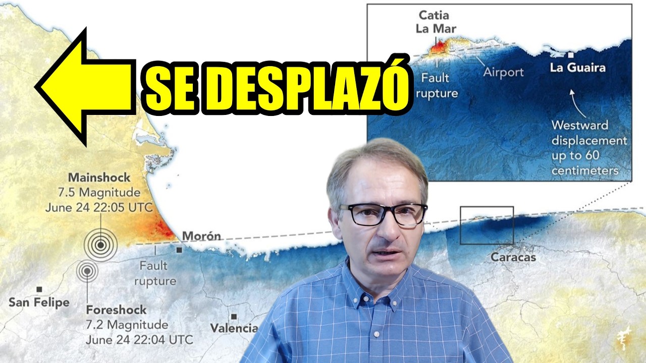 NASA confirma que los SISMOS DESPLAZARON VENEZUELA 🇻🇪 hacia el Oeste