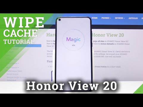 How to Wipe Cache Partition on Honor View 20 - Reset Cache Files